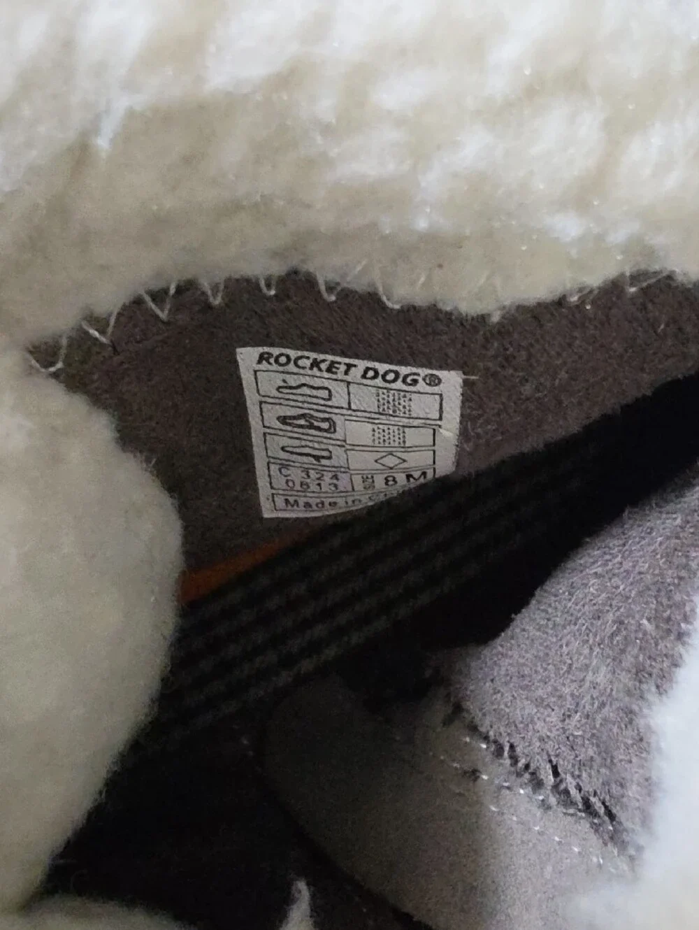 Rocket Dog Taupe Faux-Shearling Lined Boot
